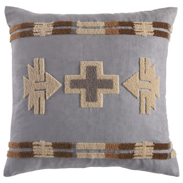 Southwest Crewel Embroidery Pillow