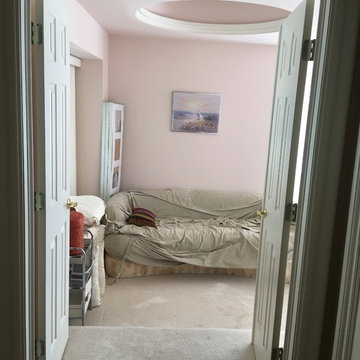 State Line Remodel Teen Daughter's Bedroom and Bath