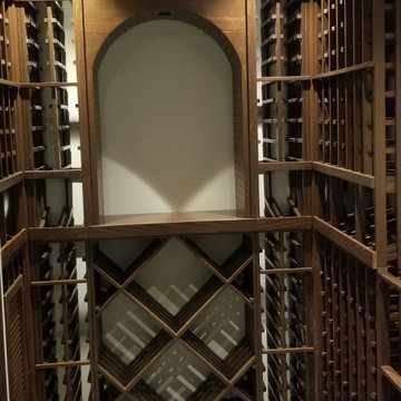 Wooden Racks for Traditional Style Wine Room