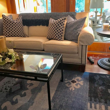 Moody Blue Family Room