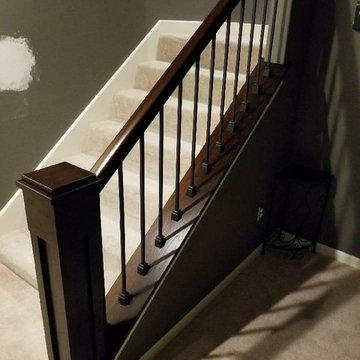 Custom stair parts with clean lines