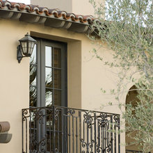 Stair rails and den railing