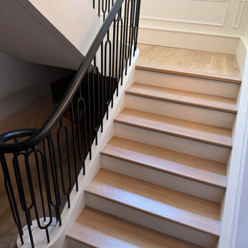 Project #134 | Straight Staircase with Elliptical Stringer