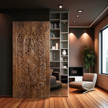 Tree of Life Carved Doors That Infuse Wellness, Heritage, and Style