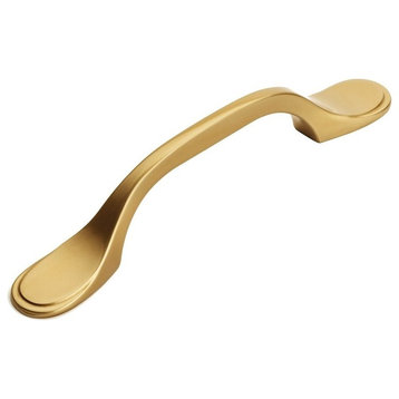 Cosmas 9533GC Gold Champagne Cabinet Pull - 3" Hole Spacing
