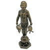 Turtle Boy Cast-Iron Statue