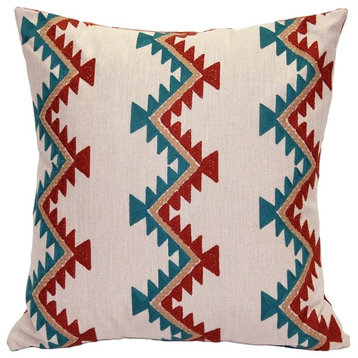 Pillow Decor, Tulum Coast Embroidered Throw Pillow 20x20