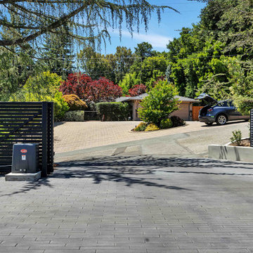 Custom Automatic Cantilever Gate Installation in Los Altos Hills