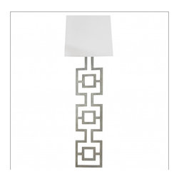 Worlds Away Lauren Silver Leaf Wall Sconce - Wall Sconces