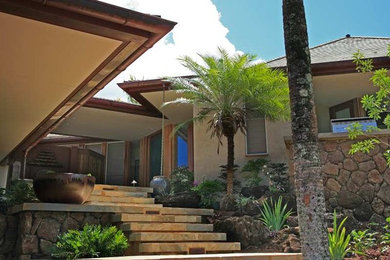 Island style exterior home photo in Hawaii