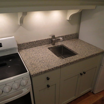 Custom shelf with lighting