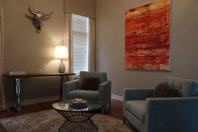 Design ideas for a classic living room in Denver.