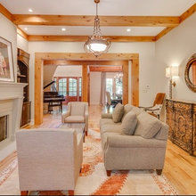 Rustic Contemporary Living Room