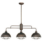 Millenium Lighting - Millennium Lighting Neo-Industrial Island, Rubbed Bronze - As pendants that beautifully make use of exaggerated horizontal or vertical space, island lighting is the perfect accent to any kitchen or dining room