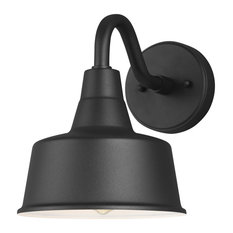 Barn Light Small 1-Light Outdoor Wall Lantern, Black