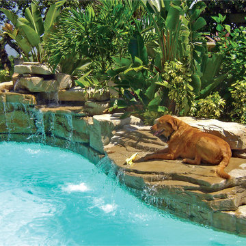 RicoRock Swimming Pool Waterfall