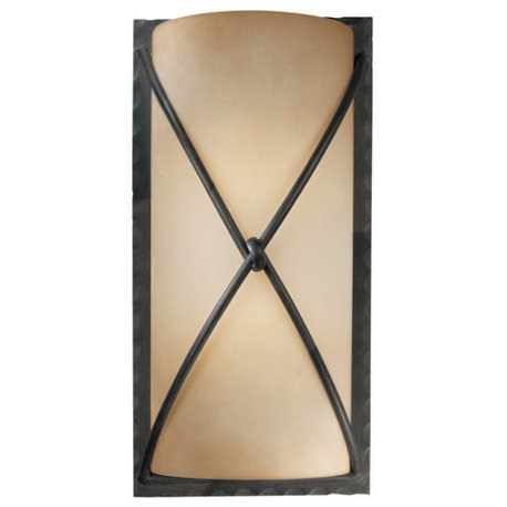 Minka-Lavery 1975-1-138 2 Light Wall Sconce Aspen Ii Aspen Bronze