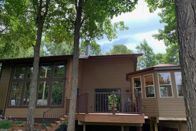 Example of a trendy exterior home design in Other