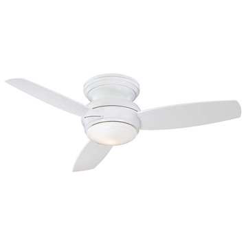 Minka Aire Traditional Concept 44 in. LED Indoor/Outdoor White Ceiling Fan