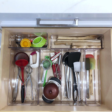 After: Deep Drawer Bliss – Perfectly Fitted iDesign Acrylic Bins