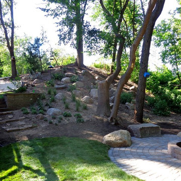 Boulder & Circular Patio Project