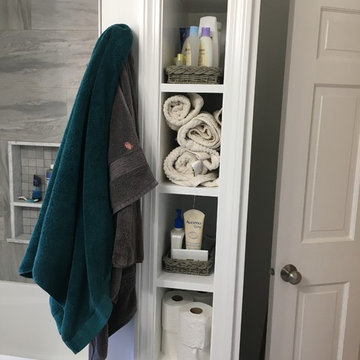 Bathroom Remodel - Gray Tile