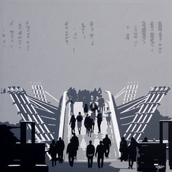Millennium Bridge - SOLD - Paintings