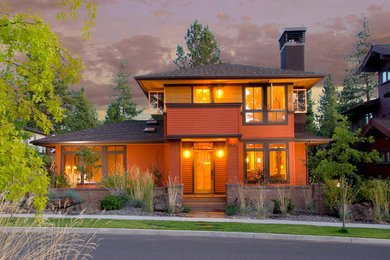 Example of a classic exterior home design in Portland