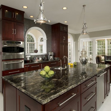 Contemporary, Gourmet Kitchen in Mount Vernon is a Cook's Dream by Michael Nash