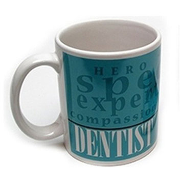 Ceramic Dentist Mug And Coaster Set