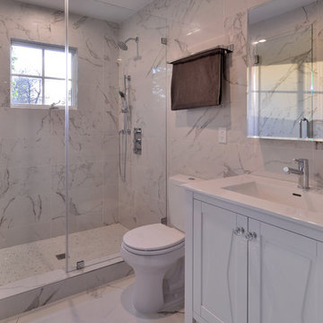 Transitional brick house