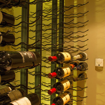 Racking in Modern Wine Cellar in West Vancouver