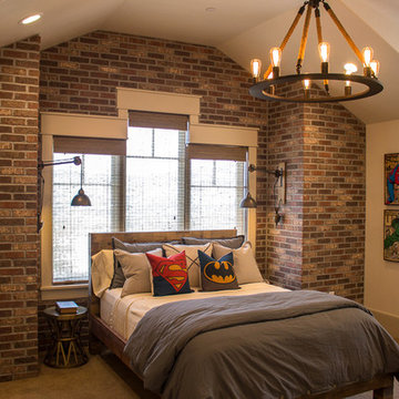 Old Mill thin brick Kids room and play area - Color: Castle Gate