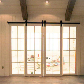 Barn Window French Doors