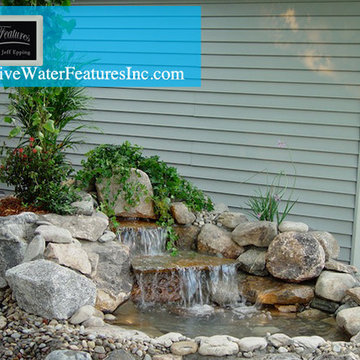 Small pool waterfall