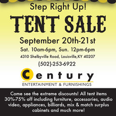 Century Entertainment Furnishings Louisville Ky Us 40207 Tent 9 20 21