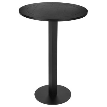 Sunset Round Bar Table, Black