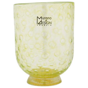 GlassOfVenice Serenissima Murano Glass Tumbler - Herb Green