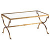 Coffee Table, Antique-Style Gold Leaf