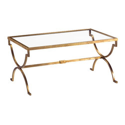 Inviting Home Inc. - Coffee Table, Antique-Style Gold Leaf - Coffee Tables