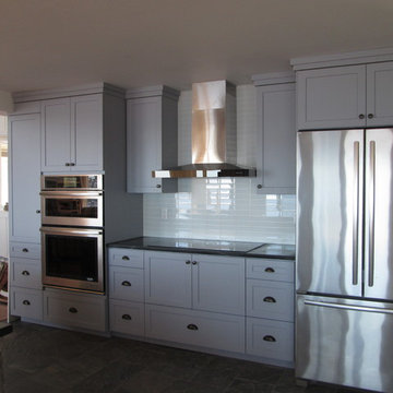 Shaker Kitchen with Soapstone counters and sink