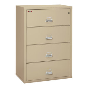 Fireking Fireproof Lateral File Cabinet 4 Drawers Contemporary