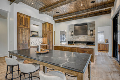 Example of a transitional kitchen design in Indianapolis