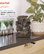 13" Tall Indoor 4-Tier Cascading Tabletop Fountain with LED Lights, Gray