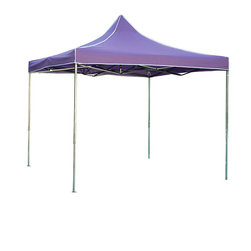 Trademark Innovations - 10'x10' Square Replacement Canopy Gazebo Top Assorted Colors, Purple - Gazebos