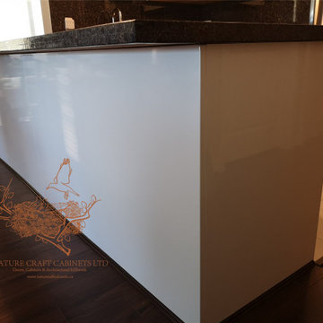 Kitchen Refacing: 3D Laminate Camp White