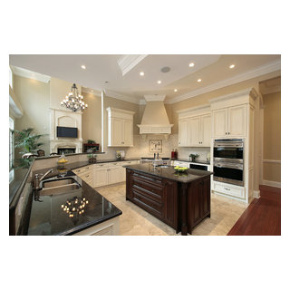 Transite Countertops Kitchen Design & Granite Countertop - Travertine Floor Tiles ...