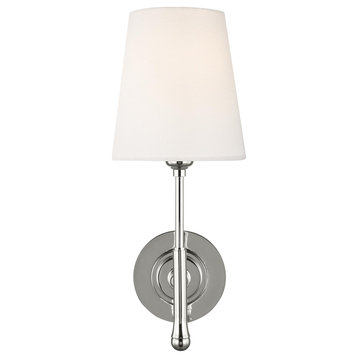 Capri Sconce, Polished Nickel