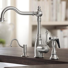 kitchen faucet, wet bar, prep area