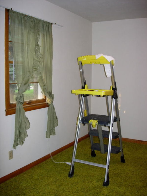 Photos of glued down carpet pad